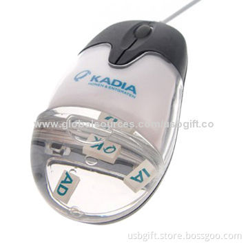 USB Gift Mice, Popular Filling Wireless, Optical, with Custom Floating
